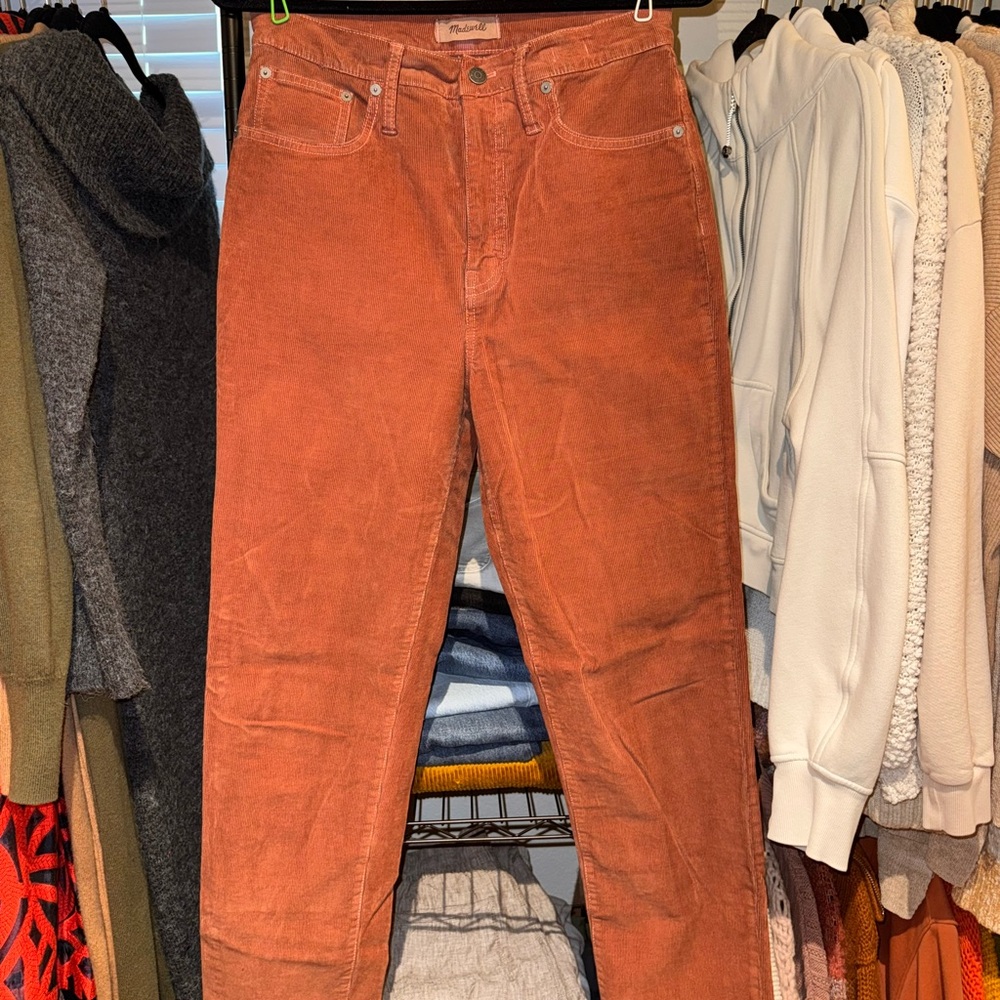 Straight Leg Corduroy Pants - Madewell 28
